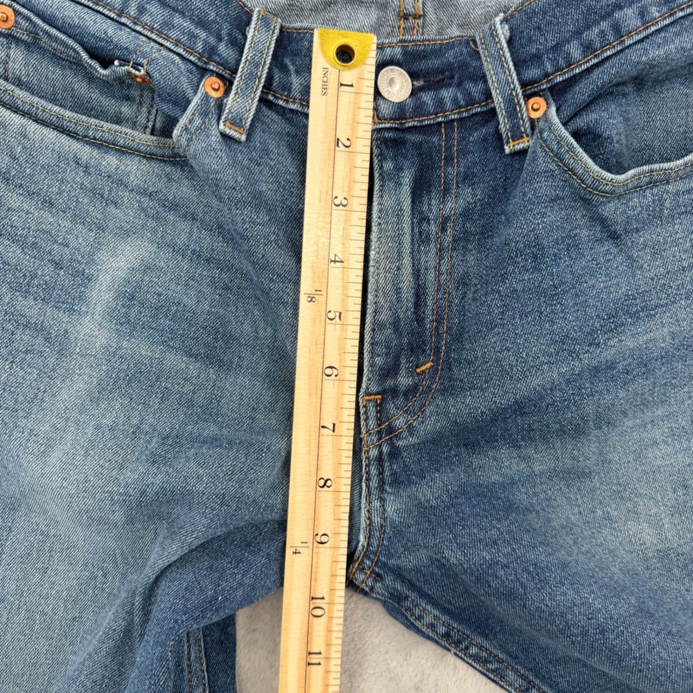 Levis 514 Mens Straight Fit Jeans Dark Wash Straight Leg Size W30 L32 - Picture 15 of 16